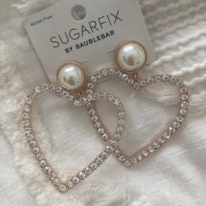 Heart earrings bauble bar sugar fix